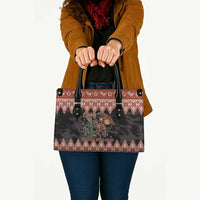 Howdy Christmas Cowboy Santa Leather Bag Giddy Up Jingle Horse Pick Up Your Feet - Wonder Print Shop