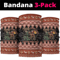 Howdy Christmas Cowboy Santa Neck Gaiter Giddy Up Jingle Horse Pick Up Your Feet - Wonder Print Shop