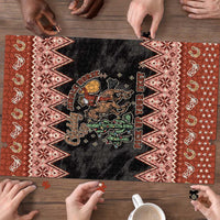 Howdy Christmas Cowboy Santa Puzzle Giddy Up Jingle Horse Pick Up Your Feet - Wonder Print Shop