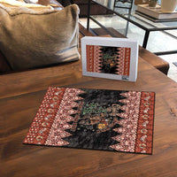 Howdy Christmas Cowboy Santa Puzzle Giddy Up Jingle Horse Pick Up Your Feet - Wonder Print Shop