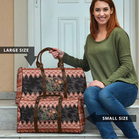 Howdy Christmas Cowboy Santa Travel Bag Giddy Up Jingle Horse Pick Up Your Feet - Wonder Print Shop