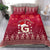 Georgia Christmas Bedding Set Santa Riding Reindeer Xmas Pattern - Wonder Print Shop