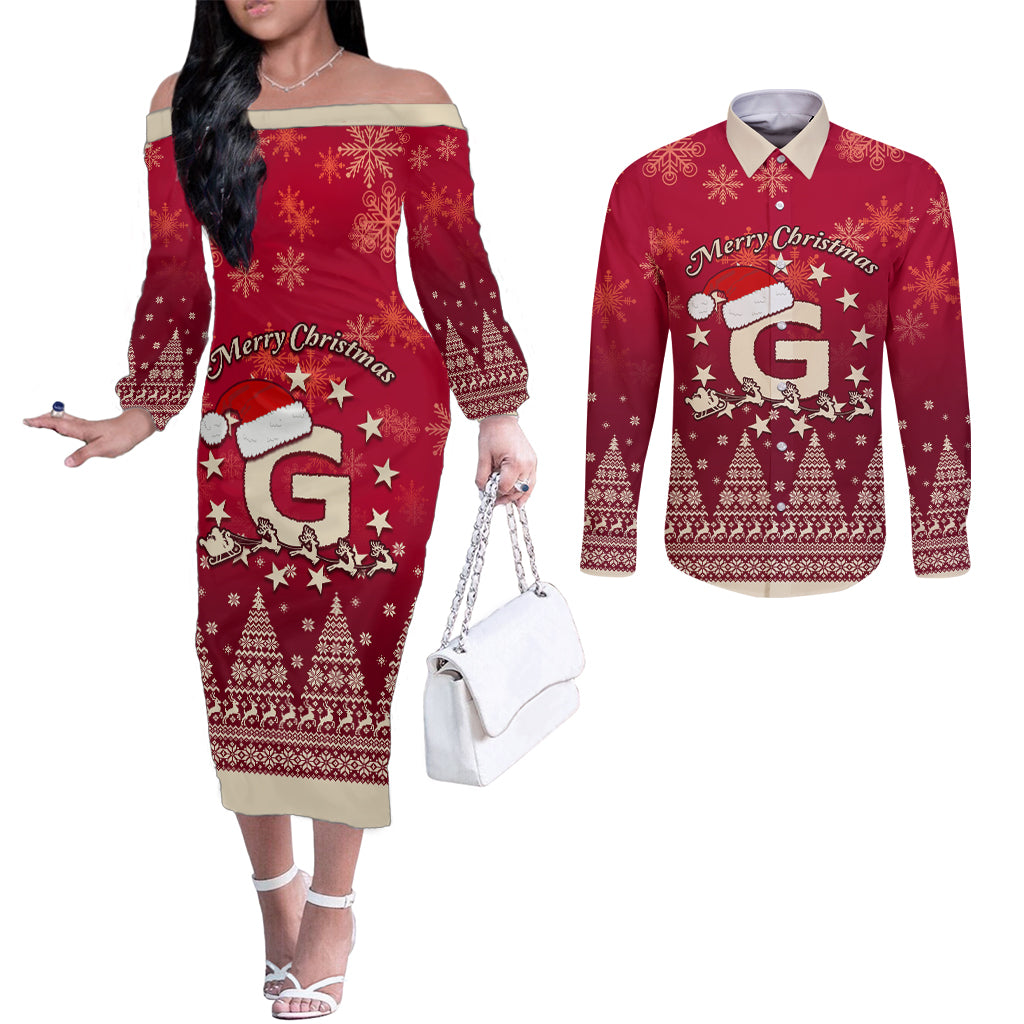 georgia-christmas-couples-matching-off-the-shoulder-long-sleeve-dress-and-long-sleeve-button-shirt-santa-riding-reindeer-xmas-pattern