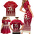 Georgia Christmas Family Matching Short Sleeve Bodycon Dress and Hawaiian Shirt Santa Riding Reindeer Xmas Pattern - Wonder Print Shop