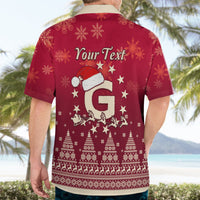 Georgia Christmas Hawaiian Shirt Santa Riding Reindeer Xmas Pattern - Wonder Print Shop