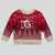 Georgia Christmas Kid Ugly Christmas Sweater Santa Riding Reindeer Xmas Pattern - Wonder Print Shop