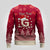Georgia Christmas Ugly Christmas Sweater Santa Riding Reindeer Xmas Pattern - Wonder Print Shop
