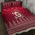 Georgia Christmas Quilt Bed Set Santa Riding Reindeer Xmas Pattern - Wonder Print Shop