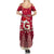 Georgia Christmas Summer Maxi Dress Santa Riding Reindeer Xmas Pattern - Wonder Print Shop