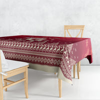 Georgia Christmas Tablecloth Santa Riding Reindeer Xmas Pattern - Wonder Print Shop