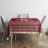 Georgia Christmas Tablecloth Santa Riding Reindeer Xmas Pattern - Wonder Print Shop