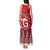 Georgia Christmas Tank Maxi Dress Santa Riding Reindeer Xmas Pattern - Wonder Print Shop