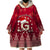 Georgia Christmas Wearable Blanket Hoodie Santa Riding Reindeer Xmas Pattern - Wonder Print Shop