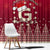 Georgia Christmas Window Curtain Santa Riding Reindeer Xmas Pattern - Wonder Print Shop