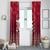 Georgia Christmas Window Curtain Santa Riding Reindeer Xmas Pattern - Wonder Print Shop