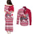 Georgia Christmas Couples Matching Puletasi Dress and Long Sleeve Button Shirt Santa Claus Riding Motorcycle With Gray Squirrel - Wonder Print Shop