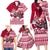 Georgia Christmas Family Matching Long Sleeve Bodycon Dress and Hawaiian Shirt Santa Claus Riding Motorcycle With Gray Squirrel - Wonder Print Shop