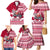 Georgia Christmas Family Matching Mermaid Dress and Hawaiian Shirt Santa Claus Riding Motorcycle With Gray Squirrel - Wonder Print Shop