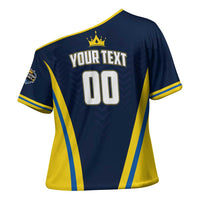 Custom Chattogram Cricket Royals Cross Shoulder Shirt Passion Power Purpose - Wonder Print Shop