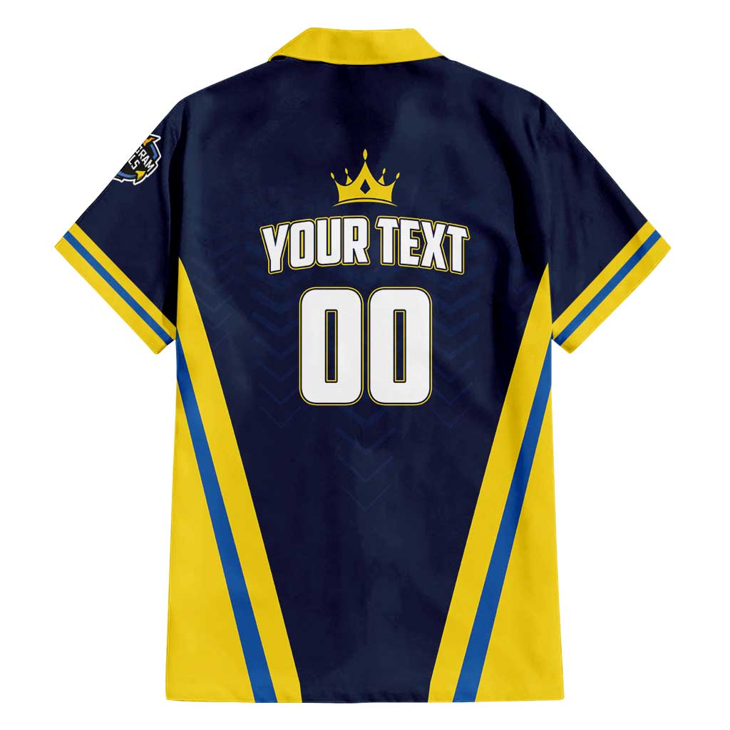 Custom Chattogram Cricket Royals Hawaiian Shirt Passion Power Purpose - Wonder Print Shop
