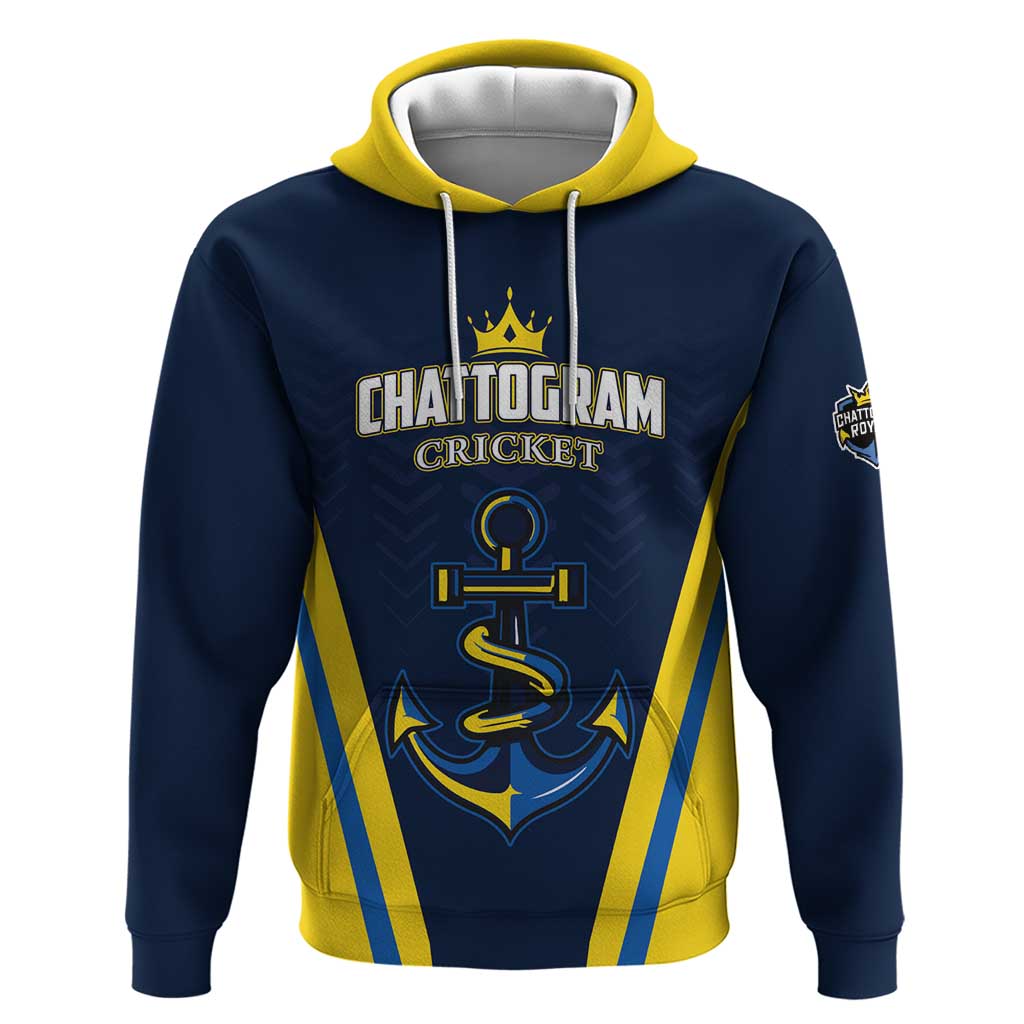 Custom Chattogram Cricket Royals Hoodie Passion Power Purpose - Wonder Print Shop