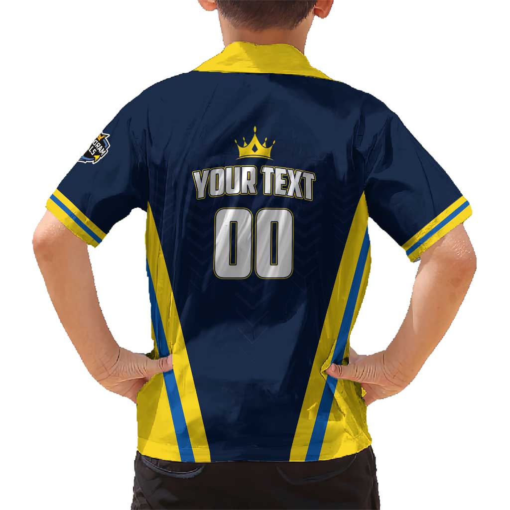 Custom Chattogram Cricket Royals Kid Hawaiian Shirt Passion Power Purpose - Wonder Print Shop