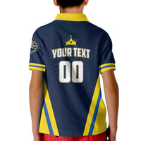 Custom Chattogram Cricket Royals Kid Polo Shirt Passion Power Purpose - Wonder Print Shop