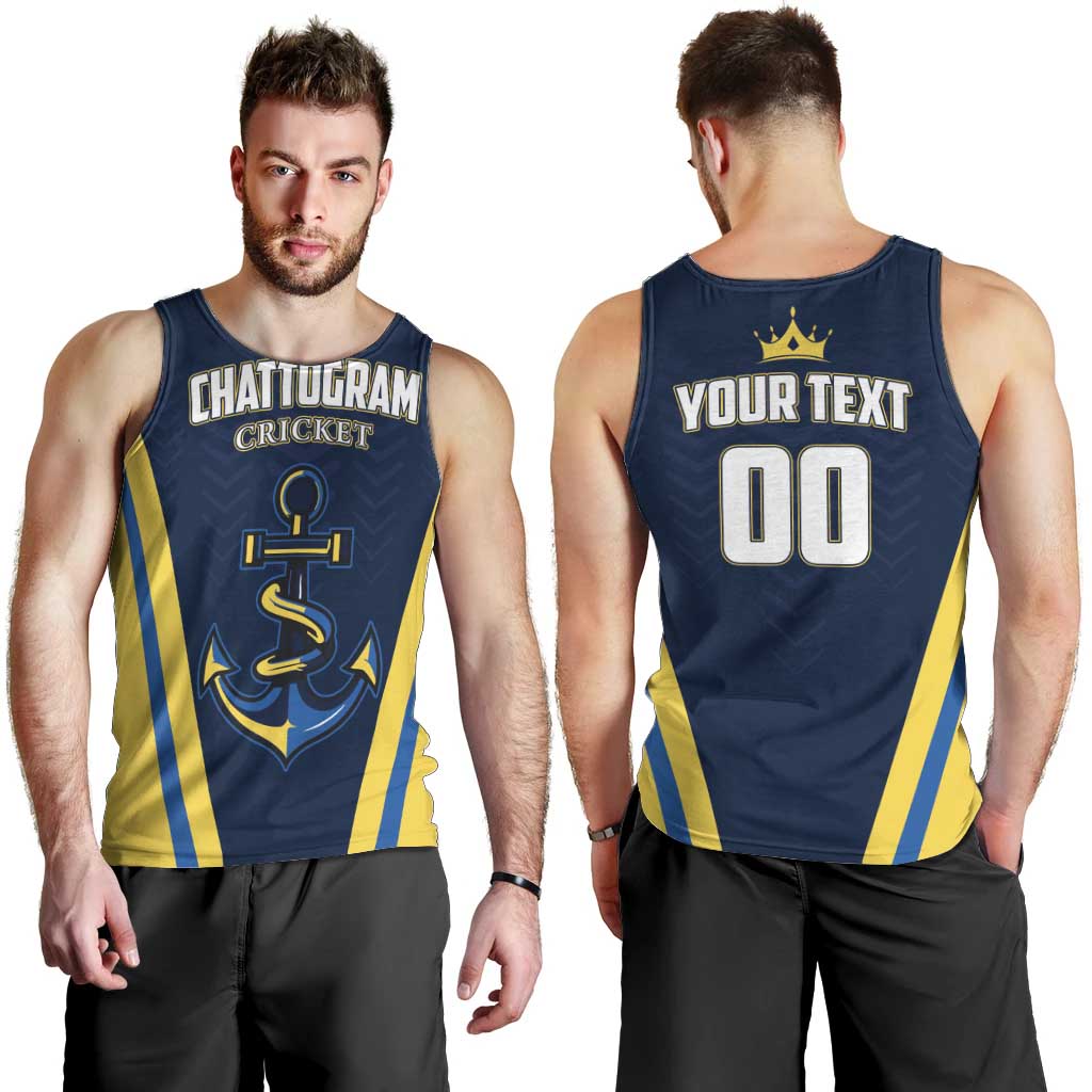 Custom Chattogram Cricket Royals Men Tank Top Passion Power Purpose - Wonder Print Shop