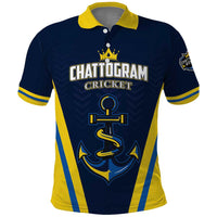 Custom Chattogram Cricket Royals Polo Shirt Passion Power Purpose - Wonder Print Shop