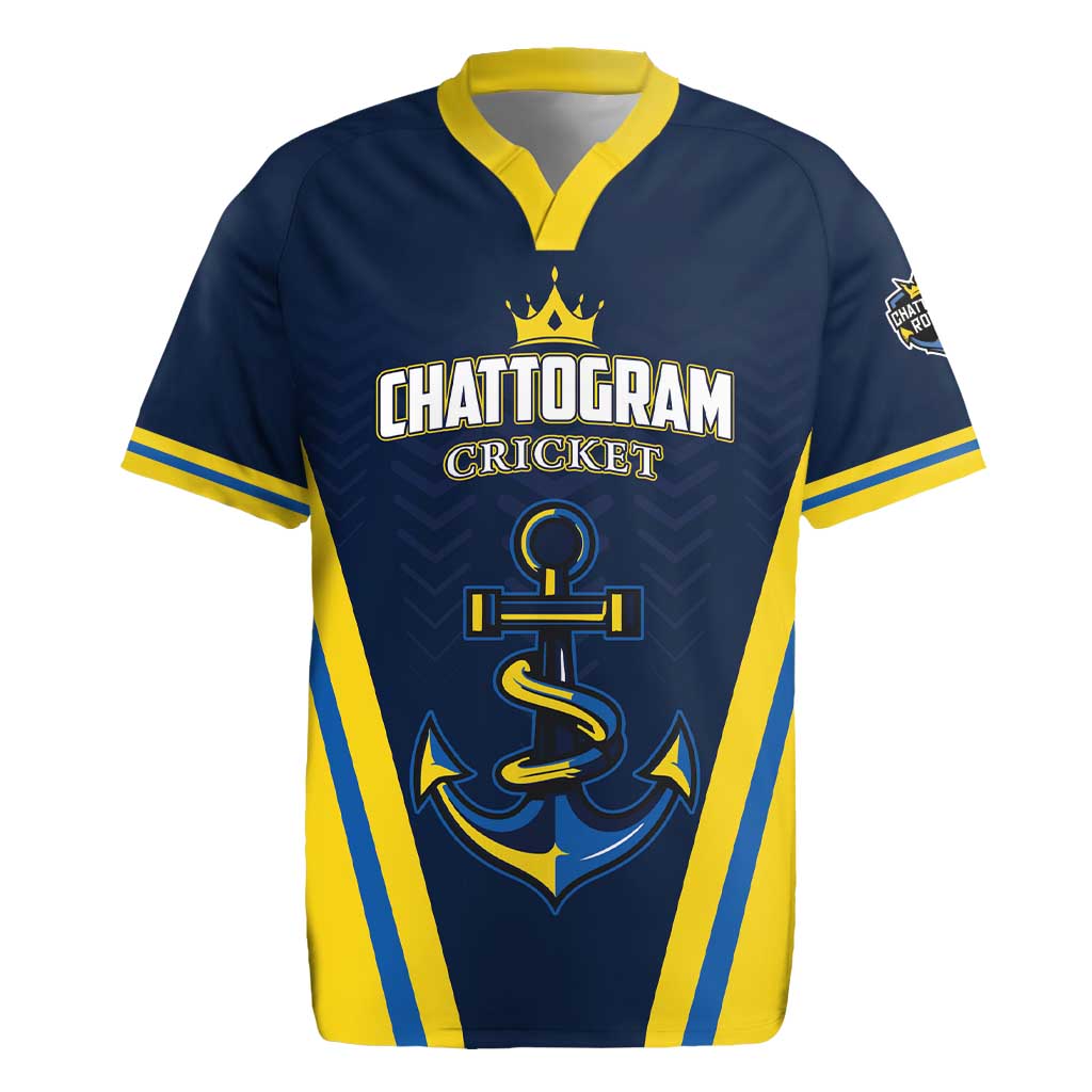 Custom Chattogram Cricket Royals Rugby Jersey Passion Power Purpose - Wonder Print Shop
