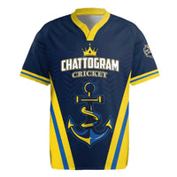 Custom Chattogram Cricket Royals Rugby Jersey Passion Power Purpose - Wonder Print Shop