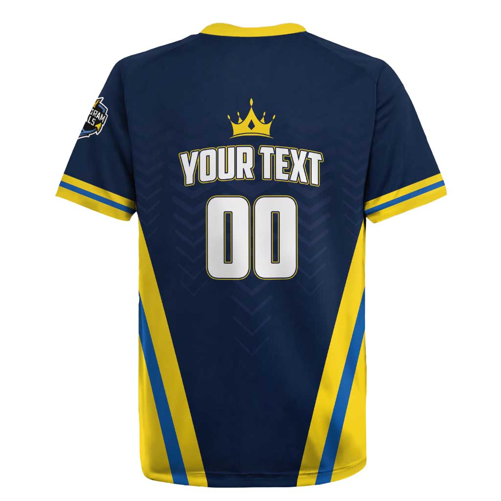 Custom Chattogram Cricket Royals Rugby Jersey Passion Power Purpose - Wonder Print Shop