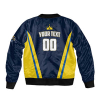 Custom Chattogram Cricket Royals Sleeve Zip Bomber Jacket Passion Power Purpose - Wonder Print Shop