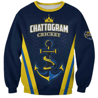 Custom Chattogram Cricket Royals Sweatshirt Passion Power Purpose - Wonder Print Shop