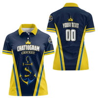 Custom Chattogram Cricket Royals Women Polo Shirt Passion Power Purpose - Wonder Print Shop