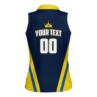 Custom Chattogram Cricket Royals Women Sleeveless Polo Shirt Passion Power Purpose - Wonder Print Shop