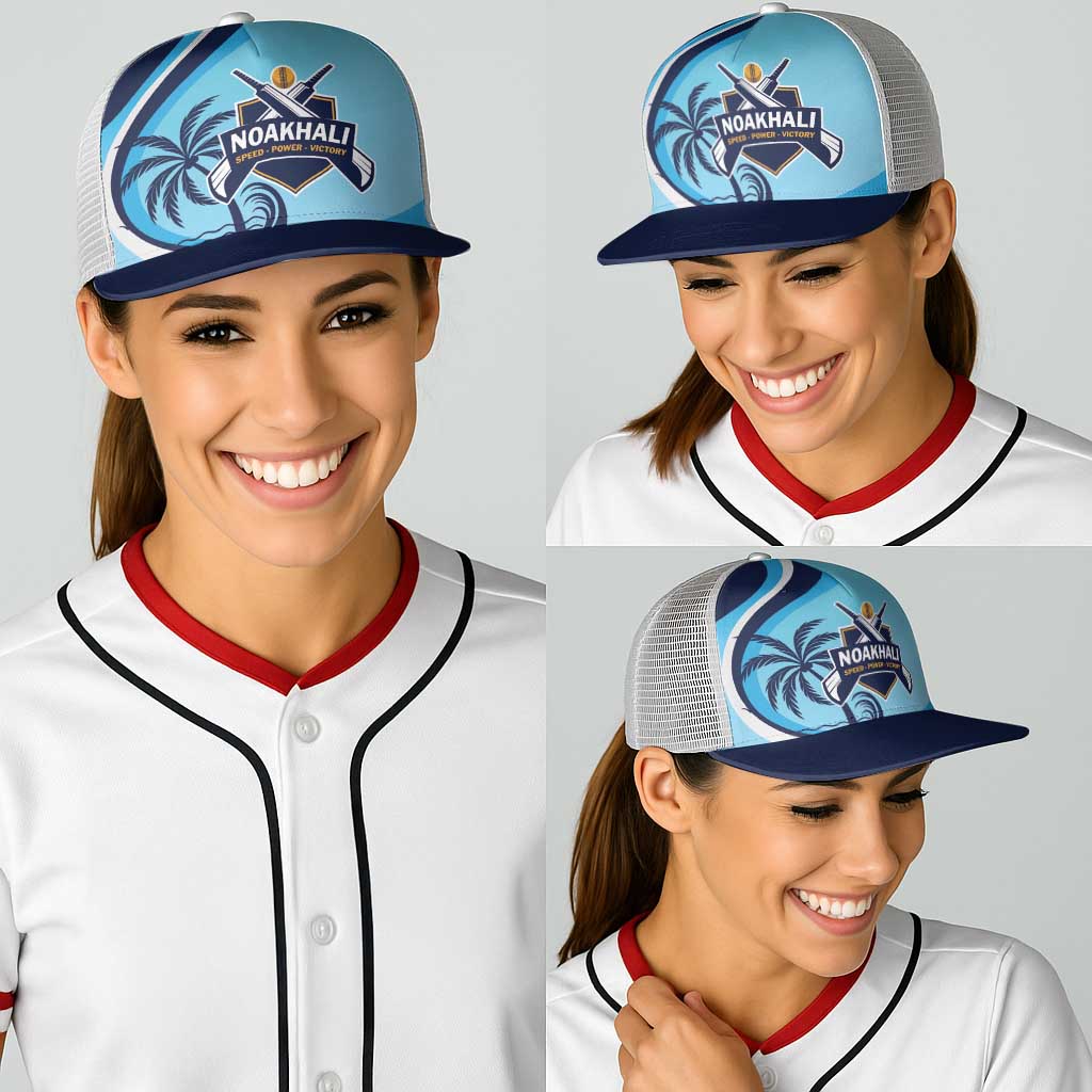 Noakhali Cricket Express Baseball Net Cap Speed Power Victory - Wonder Print Shop