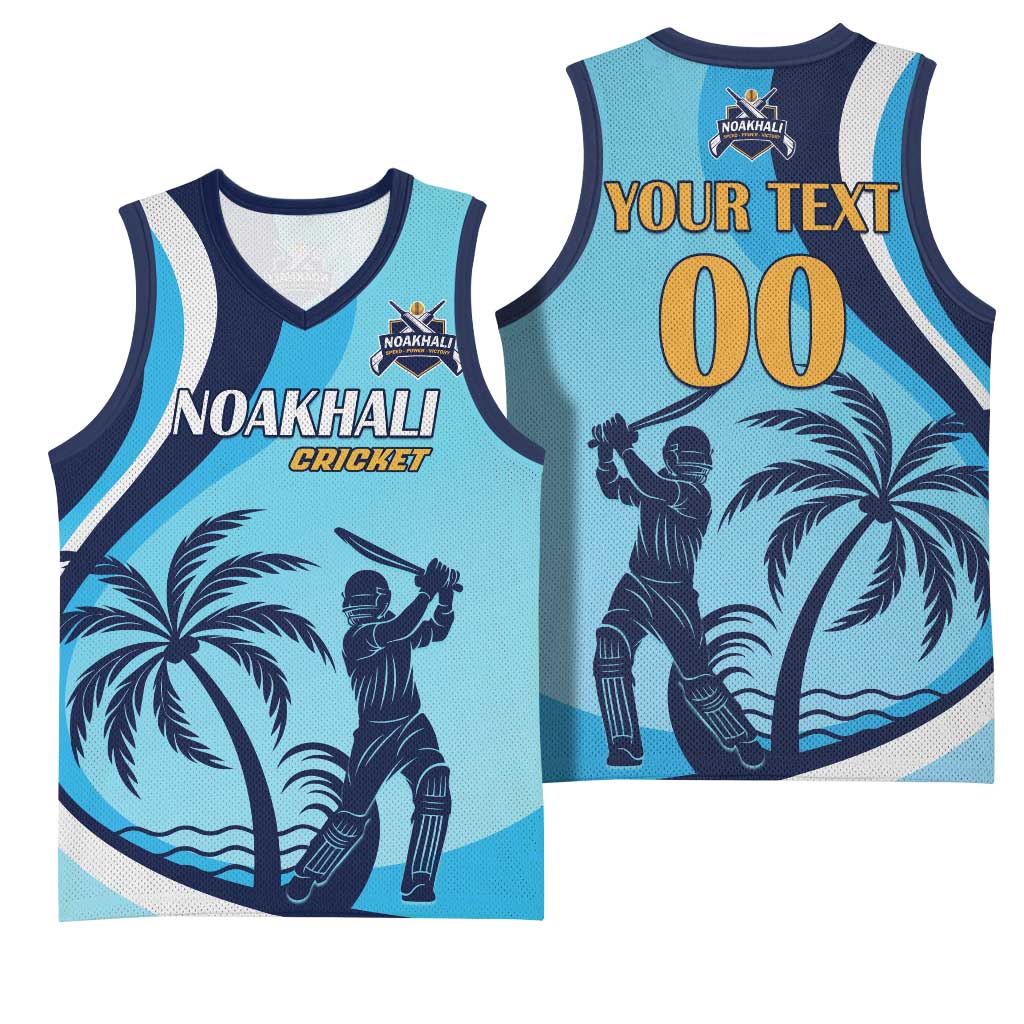 Custom Noakhali Cricket Express Basketball Jersey Speed Power Victory - Wonder Print Shop