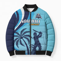 Custom Noakhali Cricket Express Bomber Puffer Jacket Speed Power Victory - Wonder Print Shop
