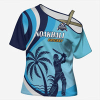 Custom Noakhali Cricket Express Cross Shoulder Shirt Speed Power Victory - Wonder Print Shop