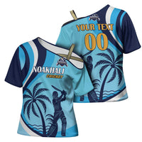 Custom Noakhali Cricket Express Cross Shoulder Shirt Speed Power Victory - Wonder Print Shop