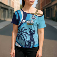 Custom Noakhali Cricket Express Cross Shoulder Shirt Speed Power Victory - Wonder Print Shop