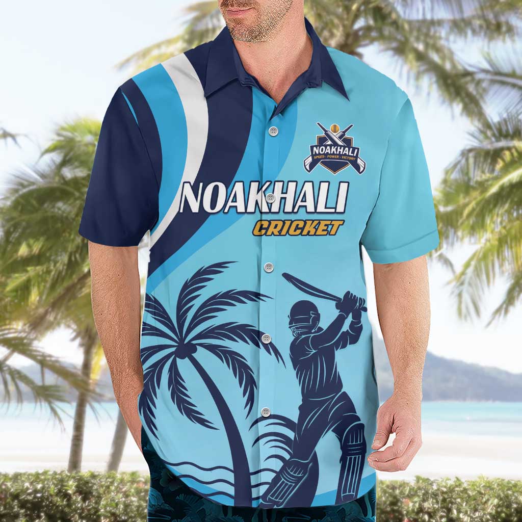 Custom Noakhali Cricket Express Hawaiian Shirt Speed Power Victory - Wonder Print Shop