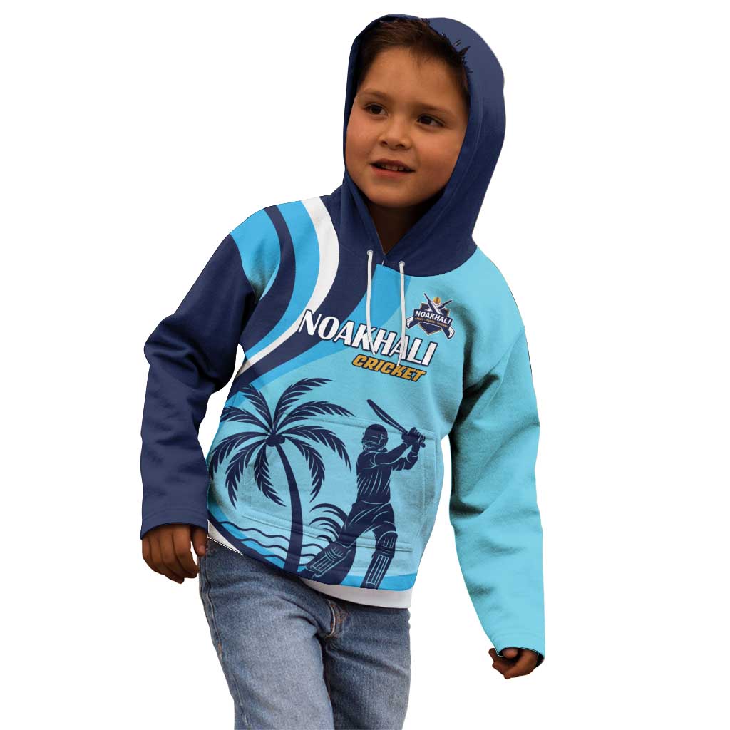 Custom Noakhali Cricket Express Kid Hoodie Speed Power Victory - Wonder Print Shop
