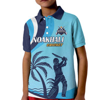 Custom Noakhali Cricket Express Kid Polo Shirt Speed Power Victory - Wonder Print Shop