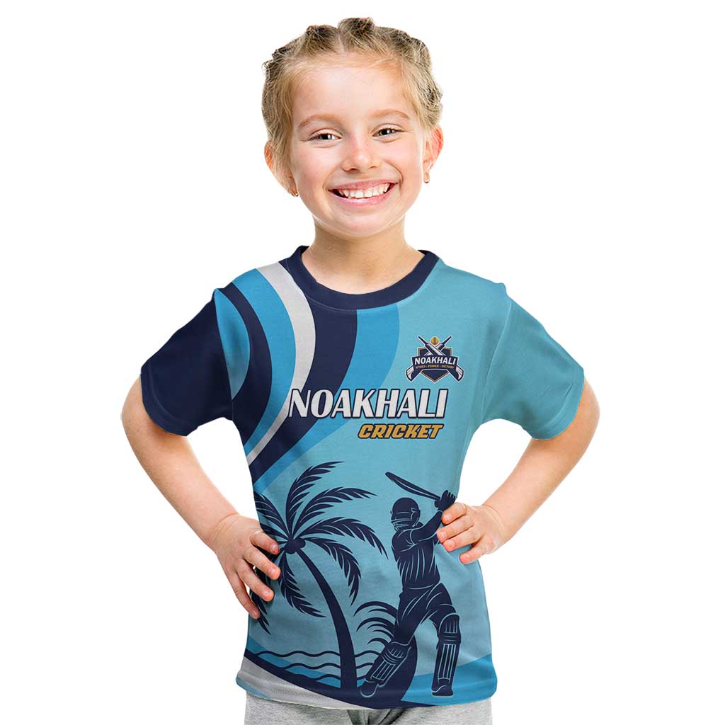 Custom Noakhali Cricket Express Kid T Shirt Speed Power Victory - Wonder Print Shop