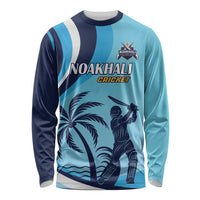 Custom Noakhali Cricket Express Long Sleeve Shirt Speed Power Victory - Wonder Print Shop