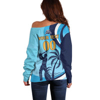 Custom Noakhali Cricket Express Off Shoulder Sweater Speed Power Victory - Wonder Print Shop