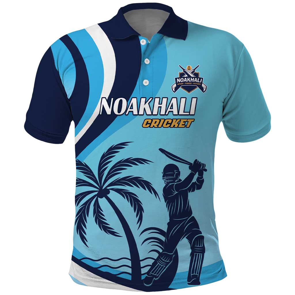 Custom Noakhali Cricket Express Polo Shirt Speed Power Victory - Wonder Print Shop