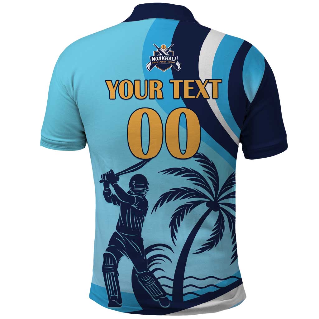 Custom Noakhali Cricket Express Polo Shirt Speed Power Victory - Wonder Print Shop